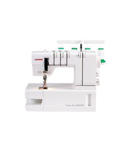 Máquina de coser Janome blanca