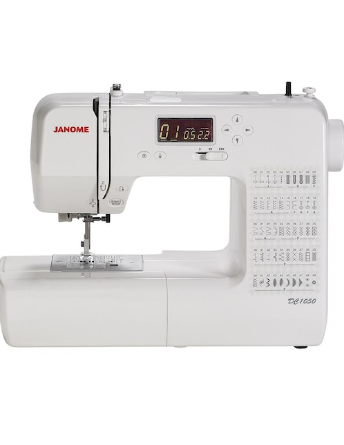 Máquina de coser digital Janome DC1050 blanca
