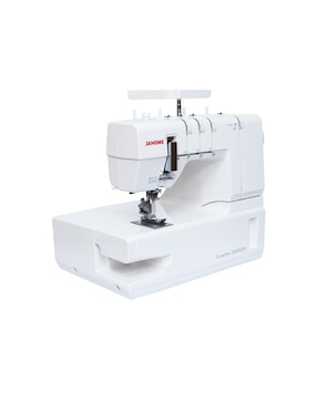 Máquina de coser Janome blanca