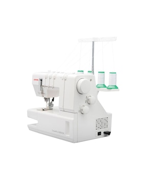 Máquina de coser Janome blanca